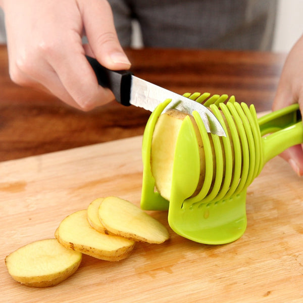 Plastic Potato Slicer Tomato Cutter Tool
