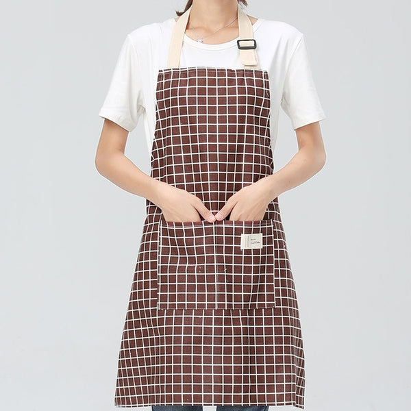 Hot Fashion Lady Women Men Adjustable Cotton Linen High-grade Kitchen Apron