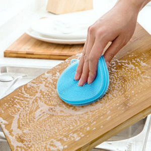 Magic Cleaning Brushes Soft Silicone Dish Bowl Pot Pan Cleaning